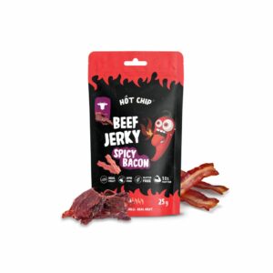 Hot Chip Beef Jerky Spicy Bacon Carne Secca gusto Bacon – 25gr