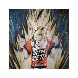 Dragon Ball Z, Ultra Ice Tea Goku Super Saiyan, Tè alla pesca Zero Calorie- 330ml