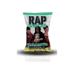 Rap Snacks Migos - Patatine gusto Panna Acida - 71gr